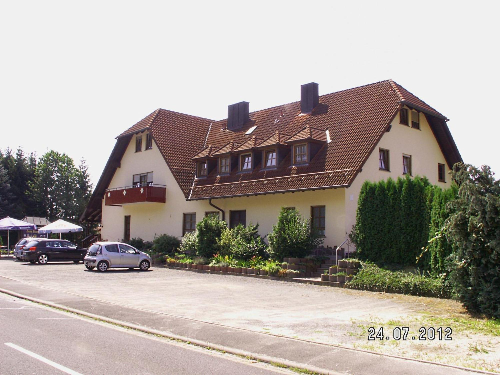 Landgasthof Zum Hirschen Hafenlohr Exteriör bild