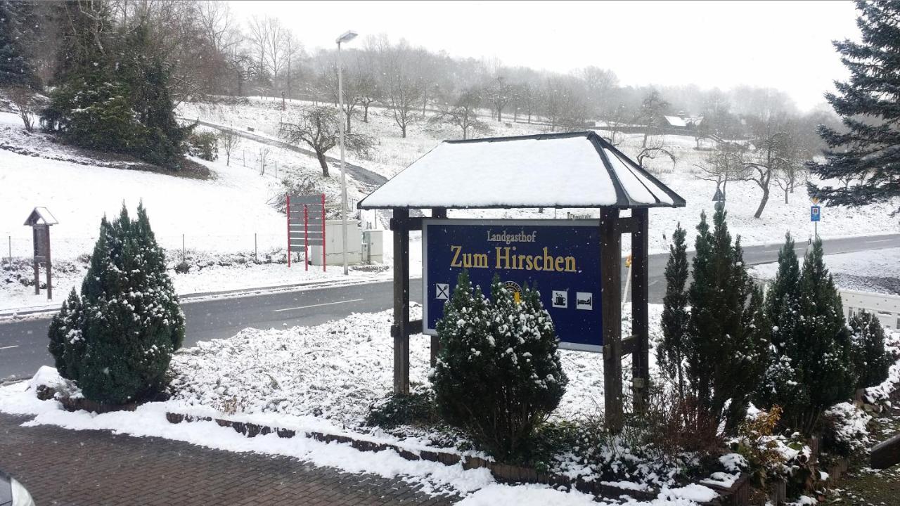 Landgasthof Zum Hirschen Hafenlohr Exteriör bild