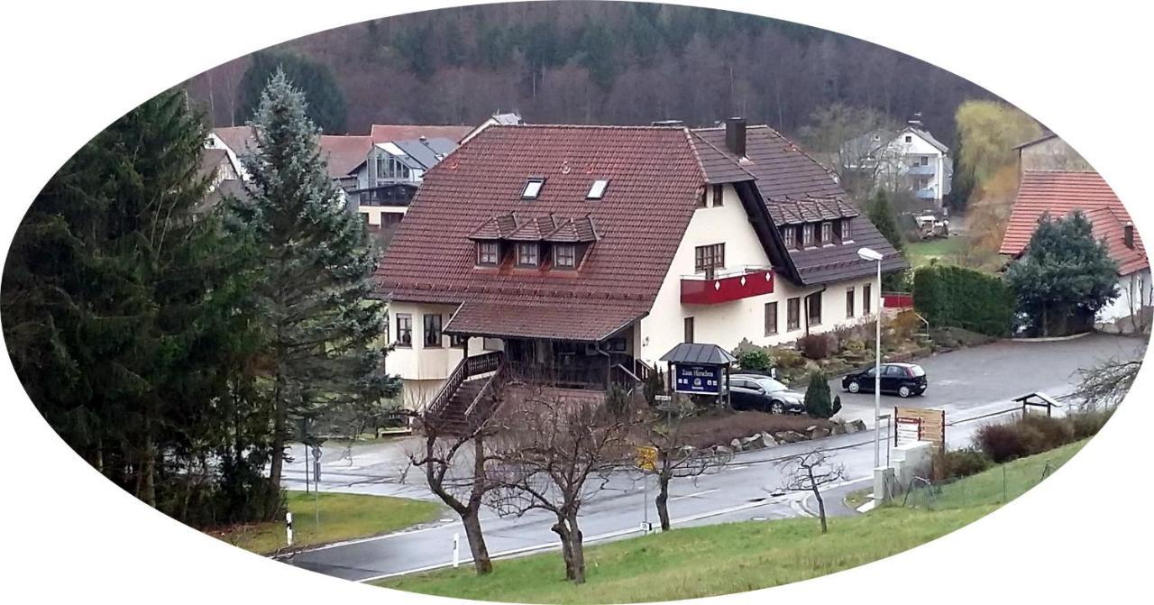 Landgasthof Zum Hirschen Hafenlohr Exteriör bild